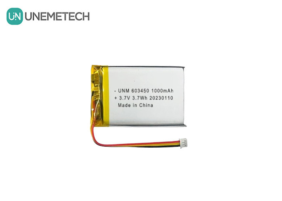 3.7V 1000mAh 603450 Recargable Batería Lipo de Alta Capacidad para Coches RC