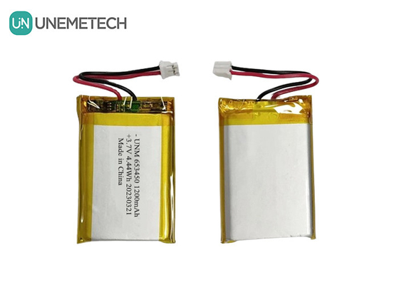 3.7V 1200mAh Batería de polímero de litio de carga rápida 653450 para cámaras digitales