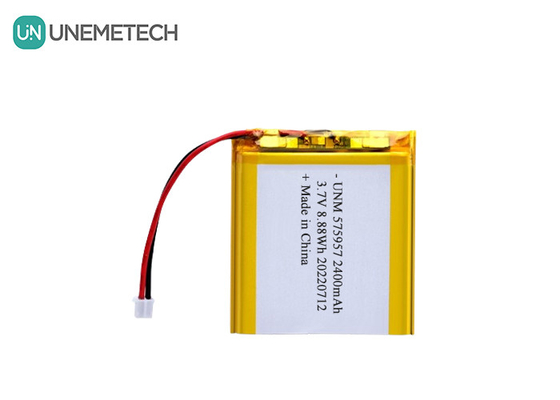 3.7V 2400mAh Batería recargable de iones de litio de polímero 575957 para balanzas electrónicas