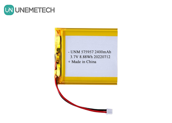 3.7V 2400mAh Batería recargable de iones de litio de polímero 575957 para balanzas electrónicas