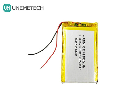 Batería LiPo de alto voltaje 3.85V 1800mAh 533774 Batería recargable para robots pequeños