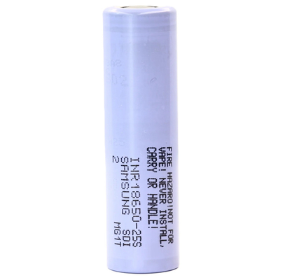 Samsung 25S 18650 2500mAh 20A Batería 3.6V Célula de iones de litio cilíndrica INR18650-25S