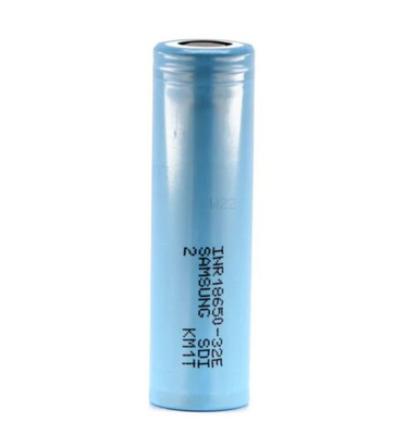 Samsung 32E 18650 3200mAh 6.4A Batería 3.65V Célula cilíndrica de iones de litio INR18650-32E