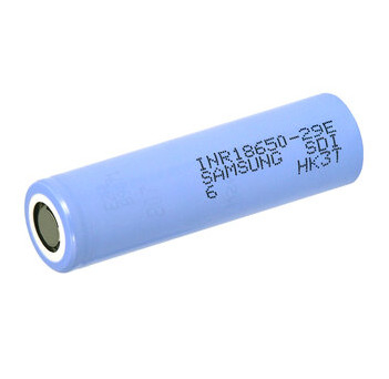 Samsung 29E 18650 2850mAh 2.75A Batería 3.65V Célula cilíndrica de iones de litio INR18650-29E