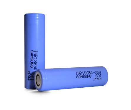 Samsung 25S 18650 2500mAh 20A Batería 3.6V Célula de iones de litio cilíndrica INR18650-25S