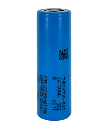 Samsung 50G 21700 5000mAh 9.8A Batería de iones de litio 3.63V Batería INR21700-50G