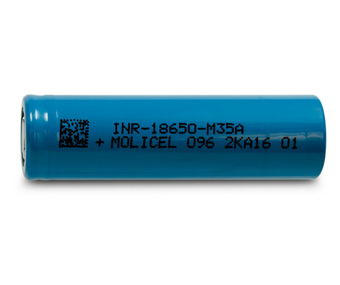 Molicel INR-18650-M35A Batería de alto plano 18650 Molicel M35A 18650 3500mAh 10A Batería 3.6V