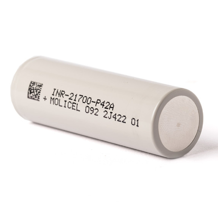 Molicel 21700 P42A 4200mAh 45A Batería INR-21700-P42A Batería de tapa plana