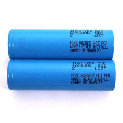 Samsung 50E 21700 5000mAh 9.8A Batería 3.6V Batería de iones de litio Celda de batería INR21700-50E