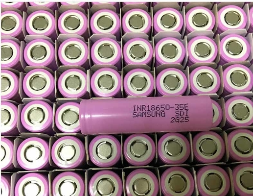 Samsung 35E 18650 Batería 3500mAh 8A 3.6V Célula de iones de litio cilíndrica INR18650-35E