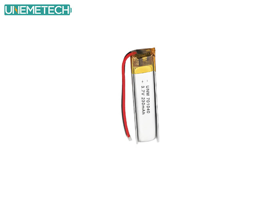 Audífonos Bluetooth Batería Lipo 701040 3.7 V 230mAh con CE y IEC62133 Aprobado