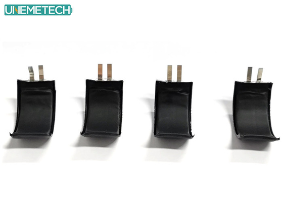 Batería de Lipo curvada UNM201230 3.8V 58mAh para anillos inteligentes de monitoreo de salud