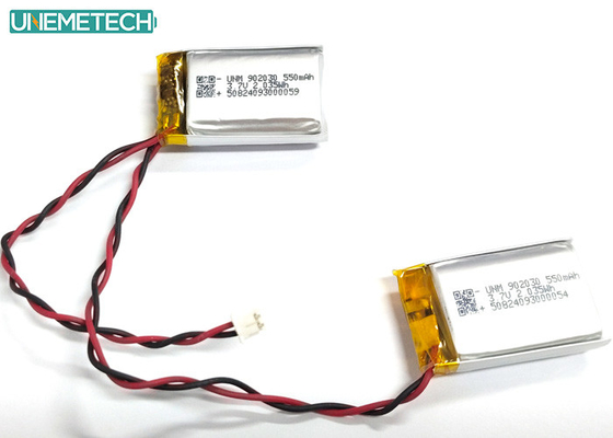 2C Batería Lipo de carga rápida 902030 2P 3.7V 1100mAh Batería de polímero de litio