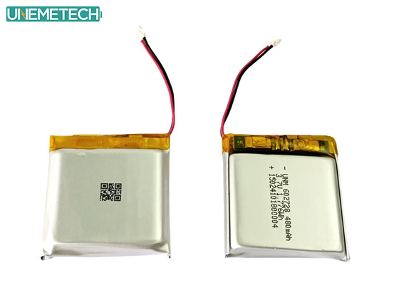3.7V 480mAh 602728 Batería recargable de Li-ion Polymer para mini grabador