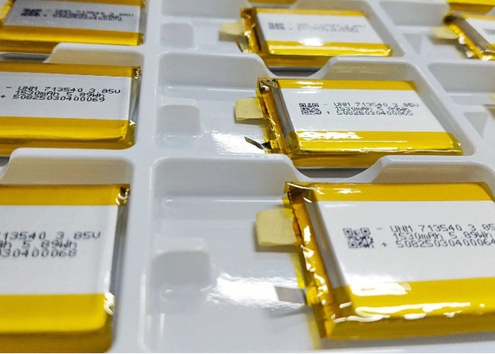 3.85V Batería de polímero de litio de alto voltaje 1530mAh 713540 Para dispositivos médicos