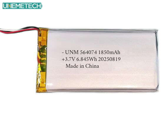 Calidad 3Batería de polímero de iones de litio recargable de.7V 1850mAh 564074 para equipos de belleza médica Fábrica