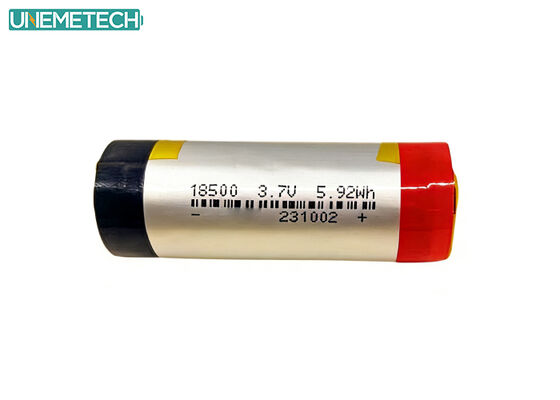 Calidad batería de ión de litio cilíndrica del polímero de 3.7V 1600mAh 18500 para la electrónica de consumo Fábrica