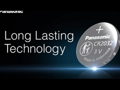 Batería para llaves de automóvil Panasonic CR2032 3V 225mAh Celdas de botón para llaves de vehículo